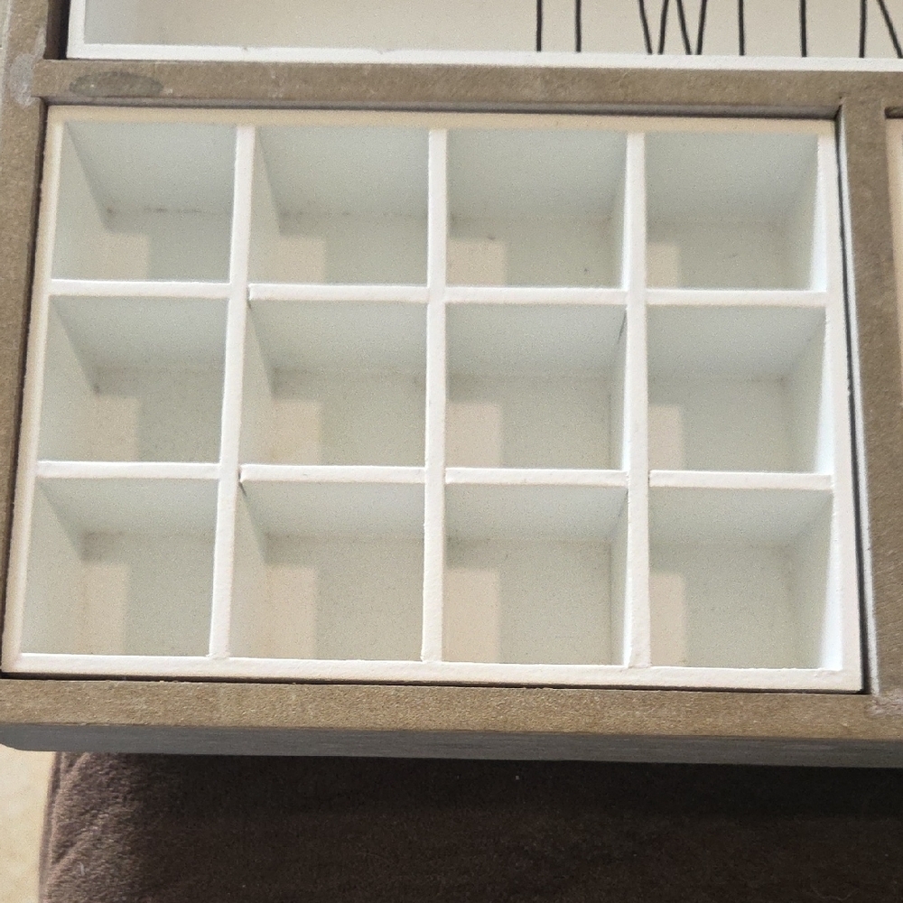 Rae Dunn Wooden Surface with Text - Picture 2 of 6